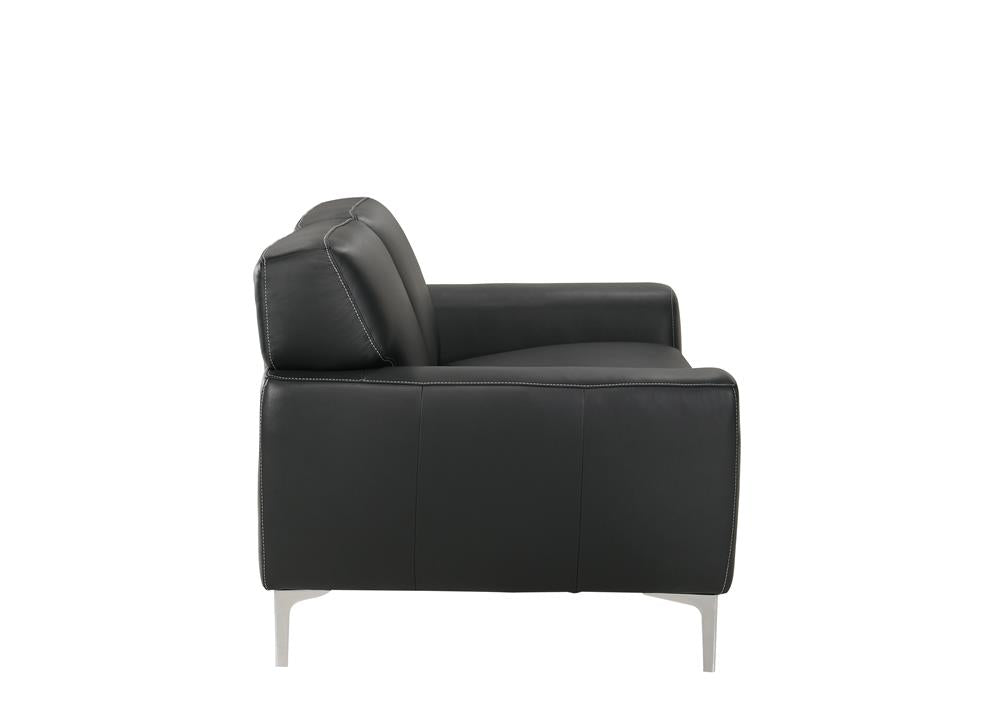 CARRARA LOVESEAT-BLACK