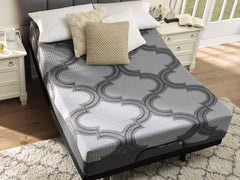 12 Inch Ashley Hybrid King Mattress with Head-Foot Model Better King Adjustable Base