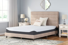 10 Inch Chime Elite Queen Memory Foam Mattress in a box with Better than a Boxspring Queen Foundation