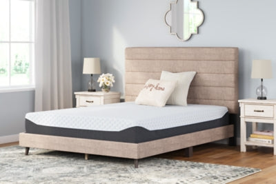 10 Inch Chime Elite Queen Memory Foam Mattress in a box with Head-Foot Model Best Queen Adjustable Base