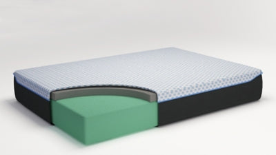 12 Inch Chime Elite Queen Memory Foam Mattress in a box with Adjustable Head Queen Base