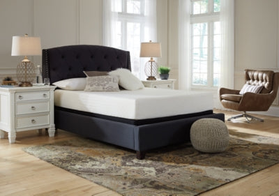 10 Inch Chime Memory Foam King Mattress in a Box with Head-Foot Model-Good King Adjustable Base