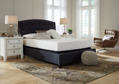 10 Inch Chime Memory Foam California King Mattress in a Box with Head-Foot Model-Good California King Adjustable Base