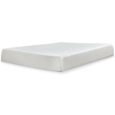 10 Inch Chime Memory Foam Twin Mattress in a Box with Better than a Boxspring Twin Foundation