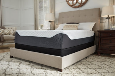 14 Inch Chime Elite King Memory Foam Mattress in a Box with Head-Foot Model-Good King Adjustable Base