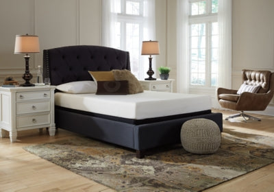 Chime 8 Inch Memory Foam Queen Mattress in a Box with Head-Foot Model Best Queen Adjustable Base