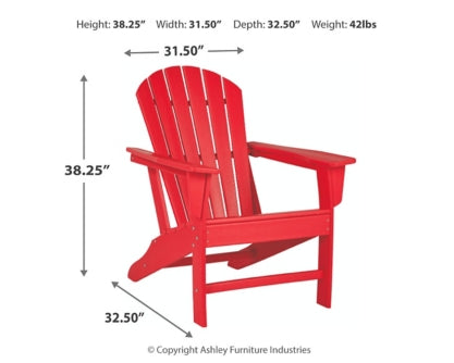 Sundown Treasure Adirondack Chair with End Table