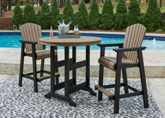 Fairen Trail Outdoor Bar Table and 2 Barstools - PKG009512