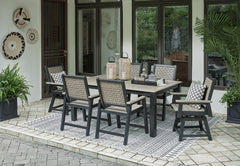 Mount Valley Outdoor Dining Table and 6 Chairs - PKG015415