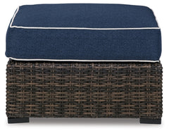 Grasson Lane Ottoman with Cushion - The Bargain Furniture