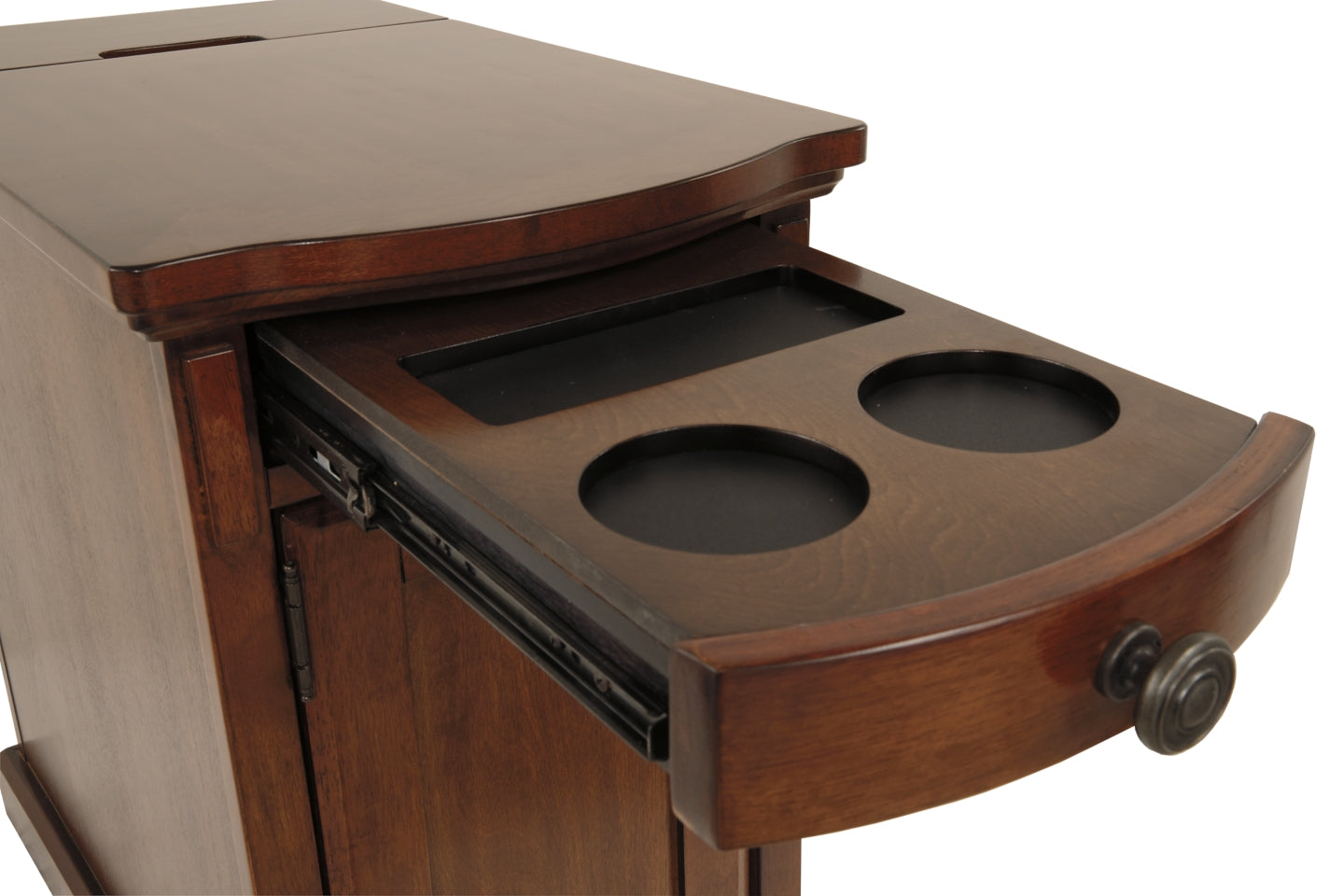 Laflorn Chairside End Table with USB Ports & Outlets