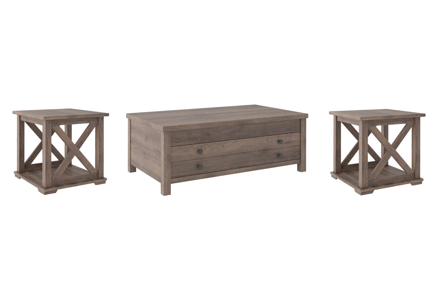 Arlenbry Coffee Table with 2 End Tables - PKG007134