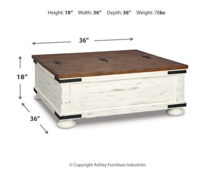 Wystfield Coffee Table with 2 End Tables - PKG008562