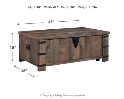 Hollum Coffee Table with 1 End Table