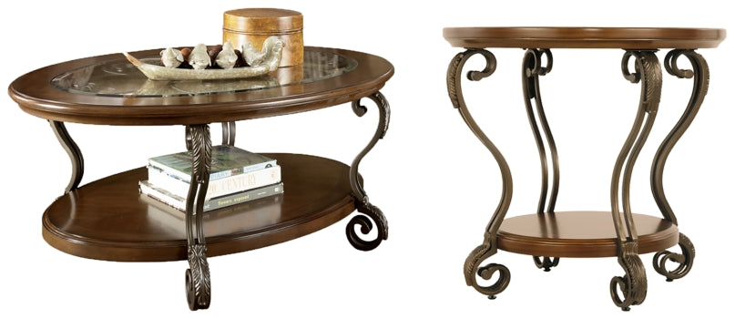 Nestor Coffee Table with 1 End Table - PKG008756