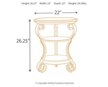 Nestor Chairside End Table