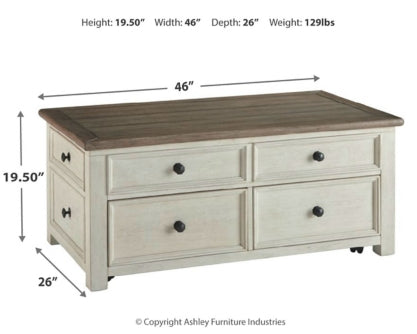 Bolanburg Coffee Table with 2 End Tables - PKG007250