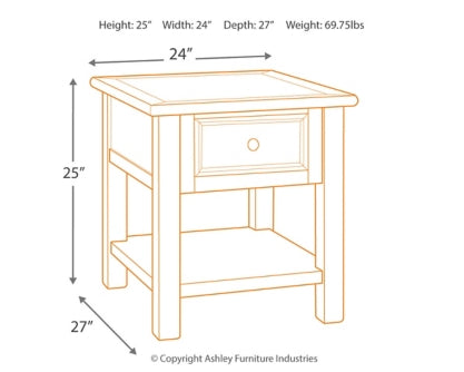 Bolanburg Coffee Table with 2 End Tables - PKG007250