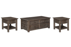 Wyndahl Coffee Table with 2 End Tables - PKG007253