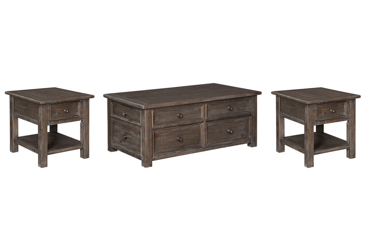 Wyndahl Coffee Table with 2 End Tables - PKG007253