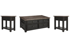 Tyler Creek Coffee Table with 2 End Tables - PKG010344