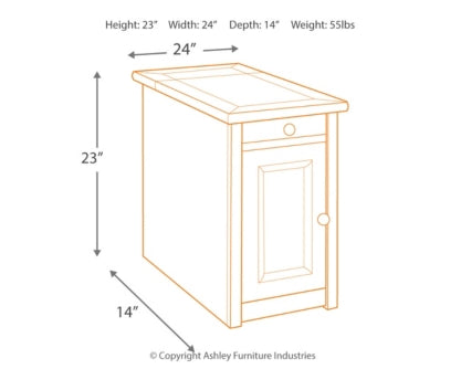 Tyler Creek Coffee Table with 2 End Tables - PKG008568