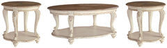 Realyn Coffee Table with 2 End Tables - PKG007270