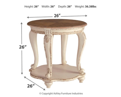 Realyn Coffee Table with 2 End Tables - PKG007270