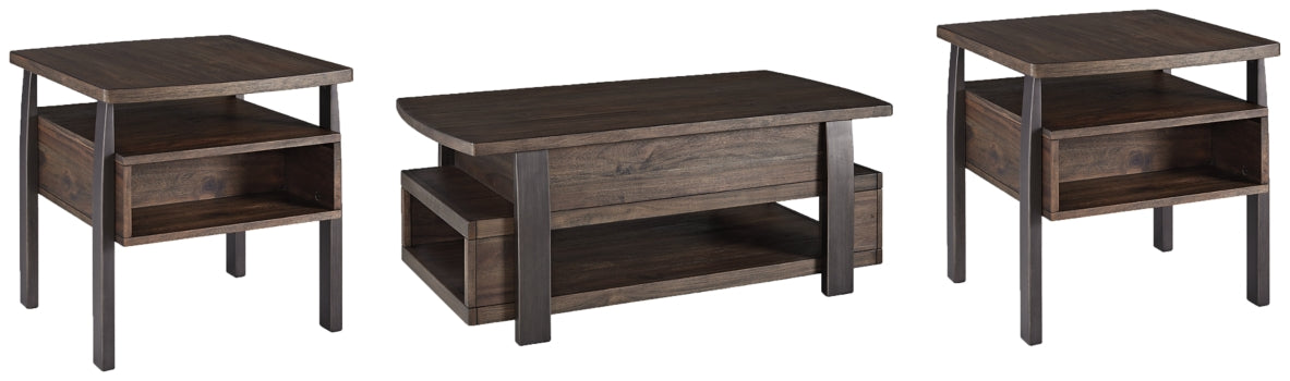 Vailbry Coffee Table with 2 End Tables - PKG007154