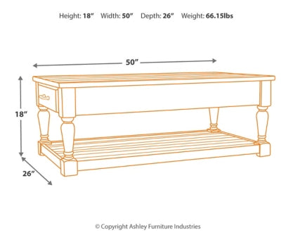 Shawnalore Coffee Table with 2 End Tables - PKG007162