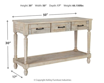 Shawnalore Sofa/Console Table - The Bargain Furniture