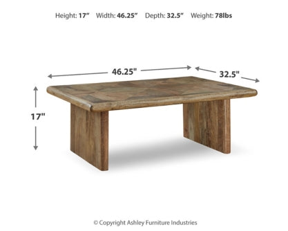 Lawland Coffee Table with 1 End Table