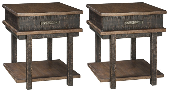 Stanah 2 End Tables - PKG008497