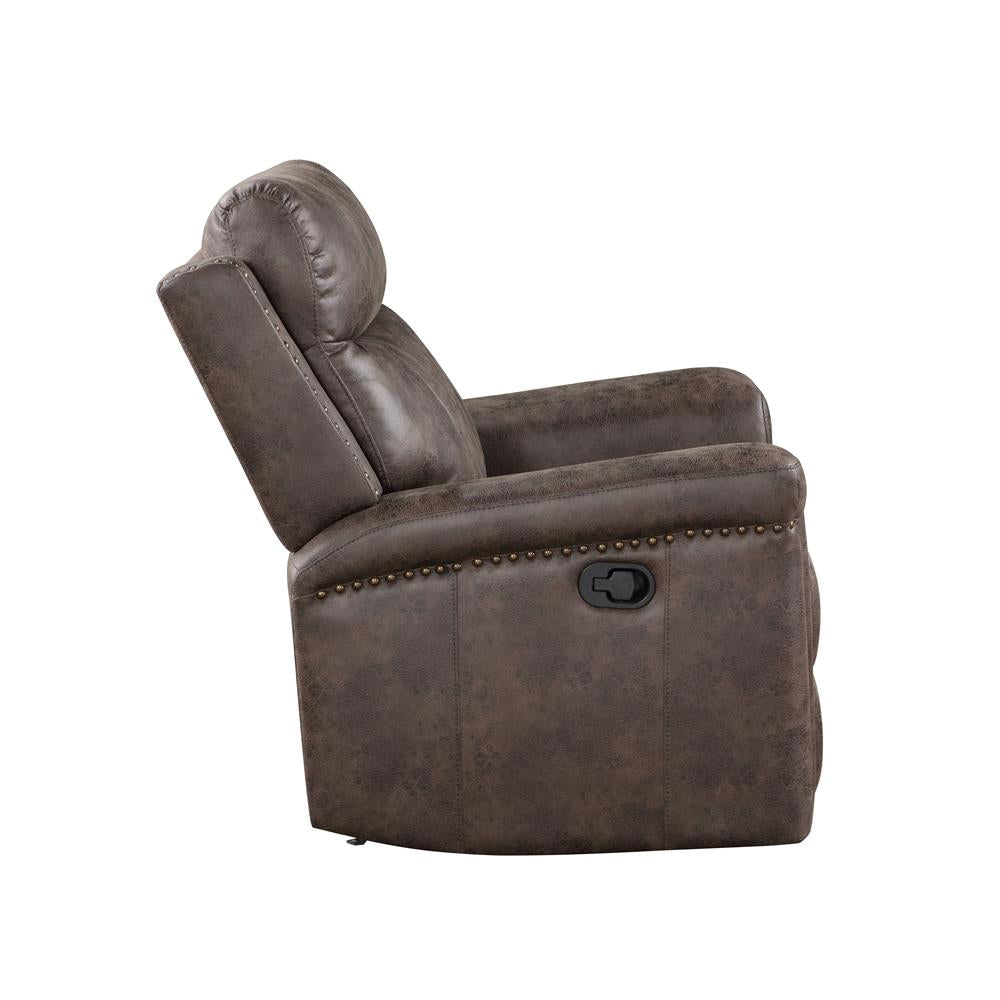 QUADE GLIDER RECLINER-MOCHA