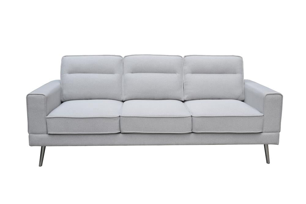 BRENTWOOD SOFA W/ACCENT PILLOWS-GRAY