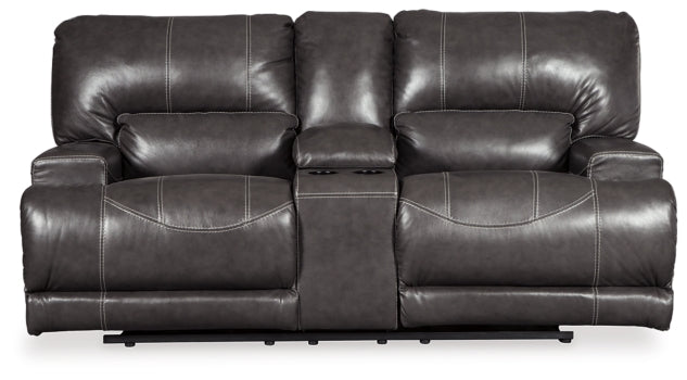 McCaskill Reclining Loveseat with Console