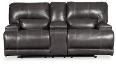 McCaskill Reclining Loveseat with Console