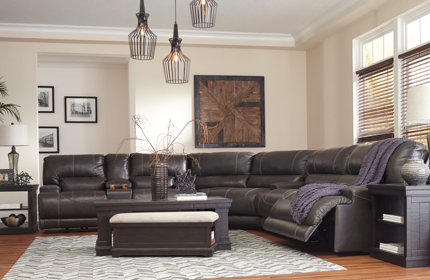 McCaskill Reclining Sofa - The Bargain Furniture