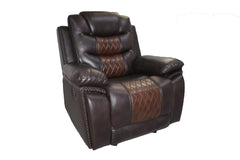 NIKKO GLIDER RECLINER W/PWR FR-BROWN