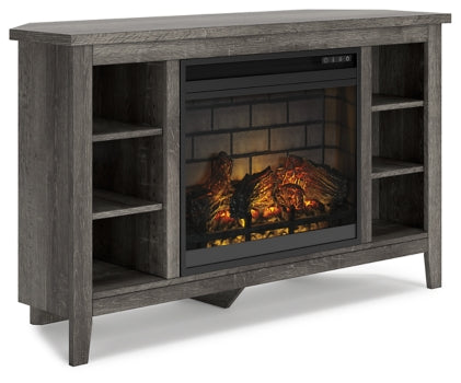 Arlenbry Corner TV Stand with Electric Fireplace - W275W6