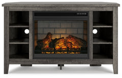 Arlenbry Corner TV Stand with Electric Fireplace - W275W6